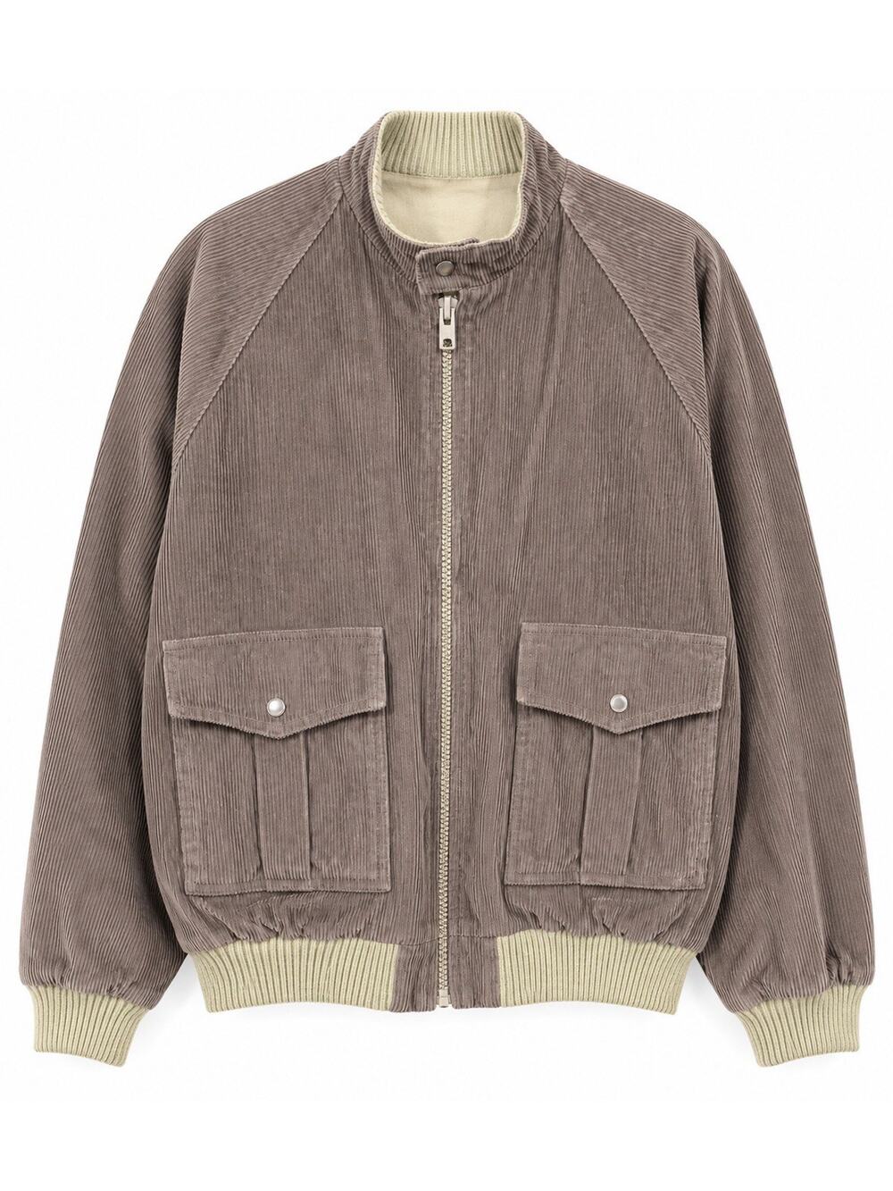 Vintage 70s Reversible Corduroy Bomber Jacket - Men's L